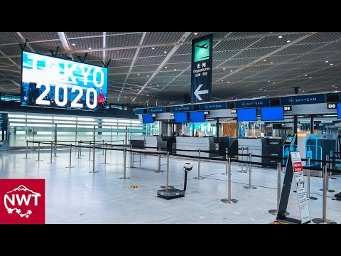 Narita Ghost Airport | International Air Route Still Shut Down - 4K July, 2020