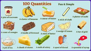 Lesson 157: Vocabulary Boost:  100 Essential Quantity Words! | Describing Quantities in English