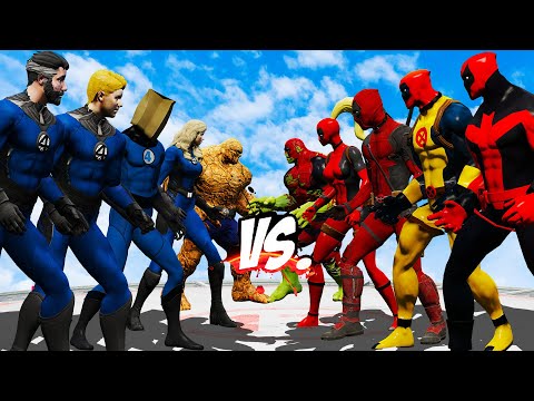 Fantastic Four vs Deadpool: The Funniest Battle in the MCU!