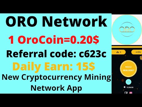 ORO Network || ORO Coin || Use Referral code: c623c || #oronetwork #orocoin #cryptocurrency #crypto