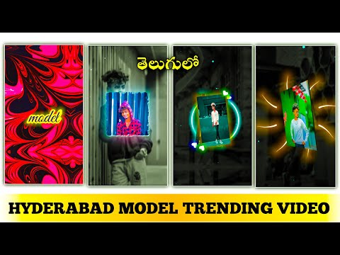 New Instagram Trending Hyderabad Model vedio Editing in alightmotion 2022 in Telugu in mobile