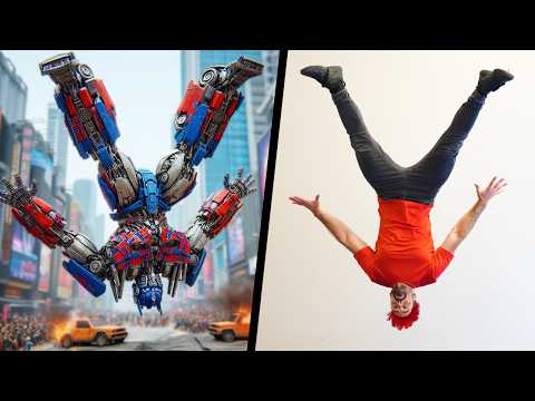 Stunts From Transformers In Real Life (Parkour)