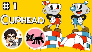 【2人実況】激ムズアクション『Cuphead』で大騒ぎ協力プレイ #1