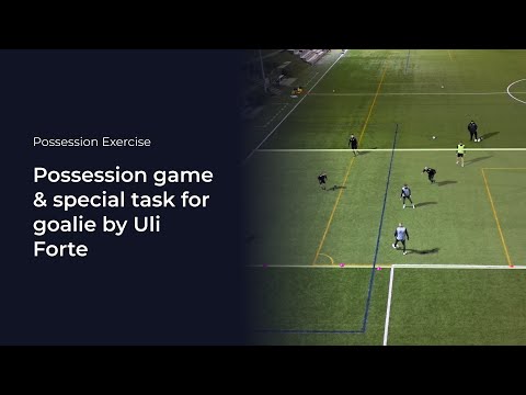 Possession game & special task for goalie by Uli Forte | Soccer Coaching Drills