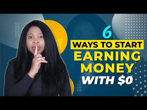 6 Ways to Earn Money Online with $0 | Start Earning Today ( Amazon KDP, Dropshipping, Etsy)