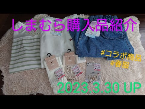 【Haul】しまむら購入品紹介＊2023.3.30/3月25日 発売/コラボ商品