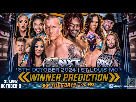 WWE NXT 8 October 2024 Match Card Prediction ! WWE NXT 2024 Full Show Prediction 8/10/2024