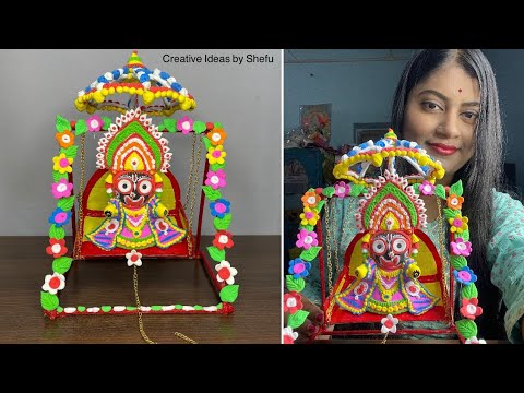 DIY how to make Jagannath idol with clay | Jagannath murti making | जगन्नाथ जी का मूर्ति बनाना सीखे