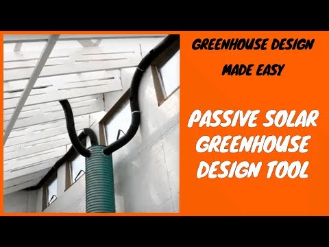 Greenhouse Design Made Easy - Passive Solar Greenhouse Design Tool