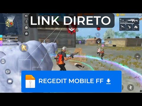 COMO INSTALAR REGEDIT FREE FIRE MOBILE PELO ZARCHIVER (REGEDIT MOBILE FF)