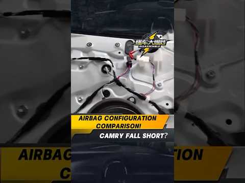 Airbag Configuration Comparison！ Toyota Camry Fall Short？ #safetyfirst  #toyota #airbag