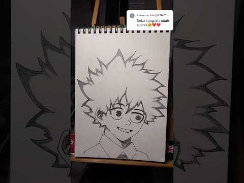 Like lalu komen! Anime kesukaanmu akan segera tiba, Pahlawan Deku #drawing #anime