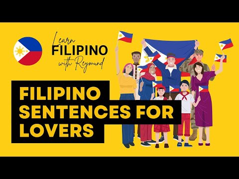 Filipino/Tagalog Sentences for Lovers | LEARN FILIPINO/TAGALOG #tagalog #filipino