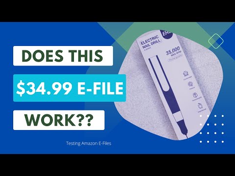 Does this $34.99 Rechargeable Efile Actually work?? Testing Airsee EH3 E-File