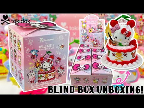 Let's Open the NEW tokidoki and HELLO KITTY 50th Anniversary Blind Boxes! I GOT THE CHASER FIGURE?!