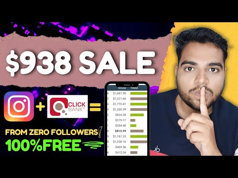 Zero To $938 Sale Using Instagram | Affiliate Marketing Free Method (Hindi)