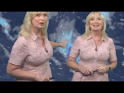 Carol Kirkwood Gets A Compliment About Her Dress!