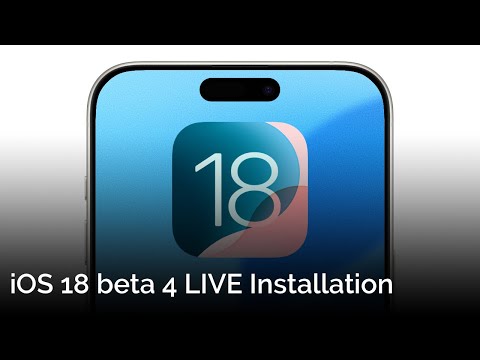 iOS 18 Beta 4 LIVE Installation! (nothing changed lol)