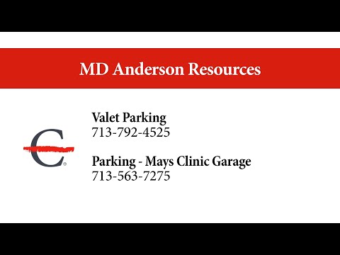 Parking at MD Anderson