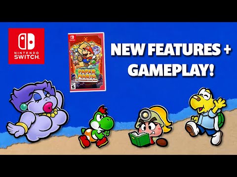 HUGE NEW Paper Mario TTYD Switch Trailer + New Features!