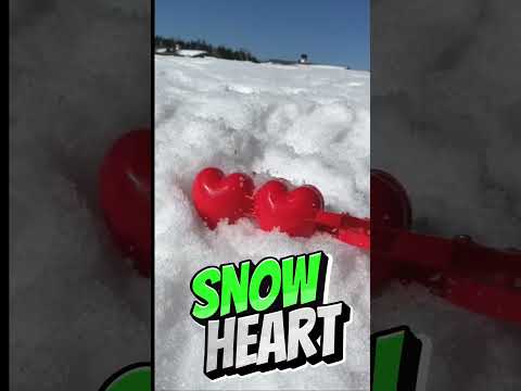 Snow heart ❤️\#snow