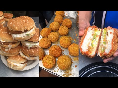 दिल्ली के सबसे Crunchy Burgers 🥵 | KFC Fried Crispy Burgers 😱