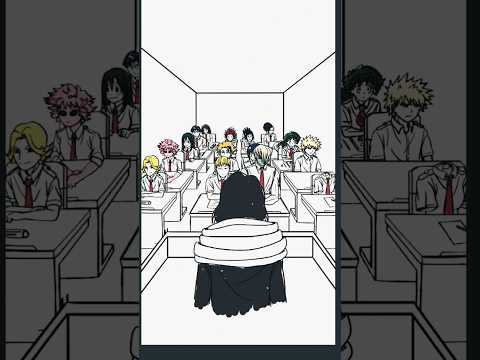 My Hero Academia Animatic : Aizawa taking attendance in Class A #animatic #mha #bnha