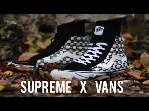 SUPREME X VANS - Are they worth it? [Review + On Foot]