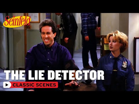 Jerry Tries To Fool A Lie Detector Test | The Beard | Seinfeld