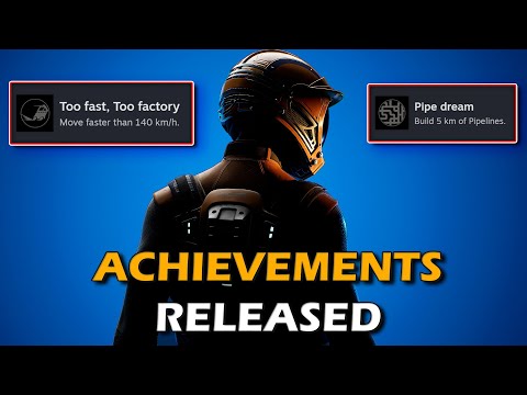 Satisfactory Just Released The New Achievements For 1.0