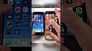 IPHONE SE 3 VS IPHONE 16 PRO MAX SPEED TEST! ⚡WHO IS REAL KING