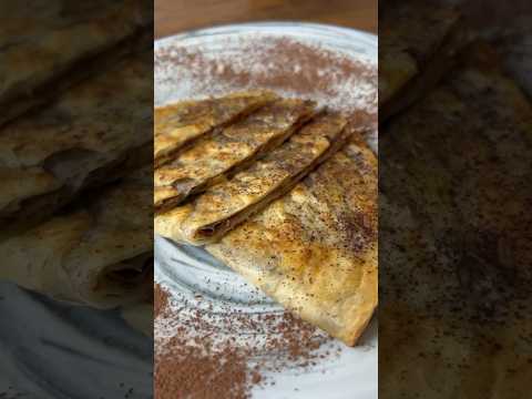 Easy 5 minutes Recipe, Nutella Parata #youtubeshorts