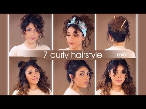 Easy Curly hairstyle -Hair Tutorial