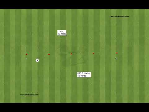 Animated Physical Football Training: Two Ball Exercise