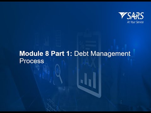 SARS Tax Practitioner Readiness Programme Module 8 - part 1: Debt Management - 2025