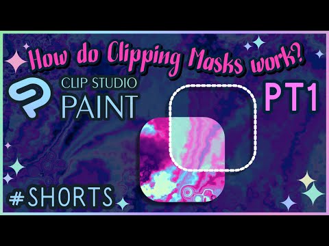 How do Clipping Masks Work in Clip Studio Paint ✦ Part 1 #shorts