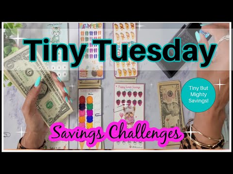 TINY TUESDAY SAVINGS CHALLENGES 🌸| JULY SESSION #4 | THE FUN WAY TO SAVE 🥳 #howtosavemoney