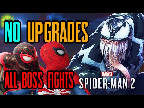 Beating Spider-Man 2 With No Upgrades - All Boss Fights