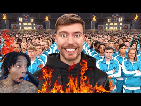 FlightReacts To MrBeast 2,000 People Fight For $5,000,000!