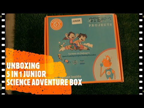 5 in 1 Junior Science adventure box from Butterfly Edufields | Easy experiments |