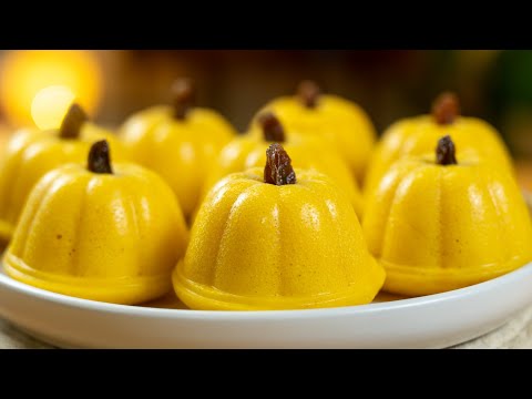 海绵般Q弹松软的小金瓜马来糕！分享避雷的制作心得 | Pumkin Steamed Cupcakes / Ma Lai Go | 小雁和阿成 (我的爱心食谱)