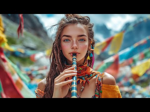 Tibetan Healing Flute And All Your Fatigue Will Disappear - Eliminate Stress And Calm The Mind