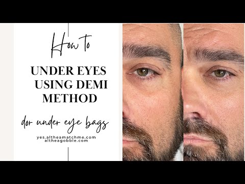 How to correct under eye bags with out concealer!