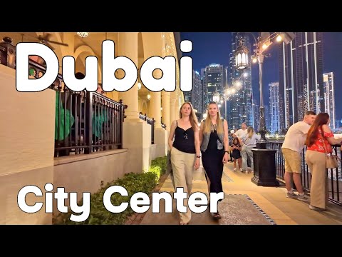 Dubai 🇦🇪 City Center, Amazing Downtown Dubai [4K] Walking Tour