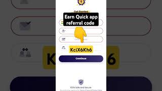 🤑Earn Quick app referral code | Earn Quick app login | Earn Quick referral code | #Earn Quick #viral