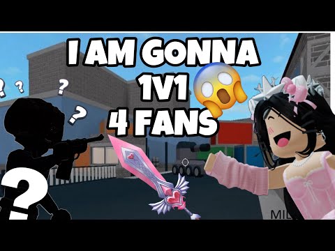 I AM GONNA 1v1 4 FANS! **MM2**