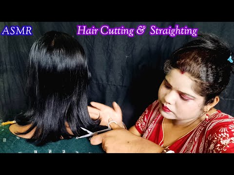 ASMR~Doing My Elder Bro Transformation of Hair Cutting & Straighting (Tingle's)@asmrsangi7044 🌹💈