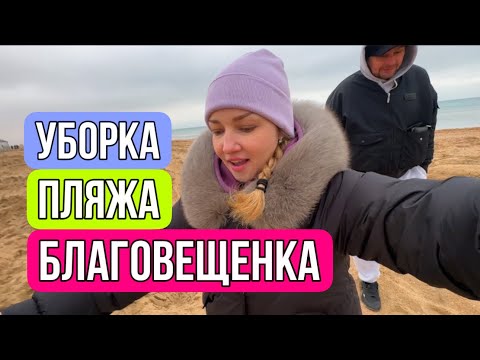 ВЛОГ Едем на море 🌊 в самый ЭПИЦЕНТР РАЗЛИВА МАЗУТА ! Благовещенка Анапа ! Где зимуют птицы 🦢 ?