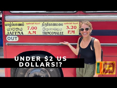 Local Bus Across Sri Lanka… $1.97 US Dollars!? 🇱🇰