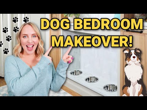 DIY! DREAM DOG BEDROOM MAKEOVER REVEAL! 🐾 🐶